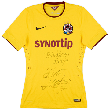 2014-15 Sparta Prague Signed Authentic Away Shirt - 8/10 - (S)
