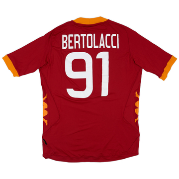 2011-12 Roma Home Shirt Bertolacci #91 - 9/10 - (L)
