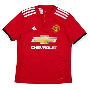 2017-18 Manchester United Home Shirt - 8/10 - (M.Boys)