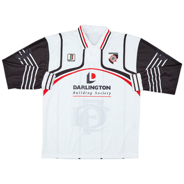 1998-99 Darlington Home L/S Shirt - 9/10 - (M)
