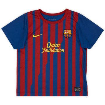 2011-12 Barcelona Home Shirt - 6/10 - (S.Boys)