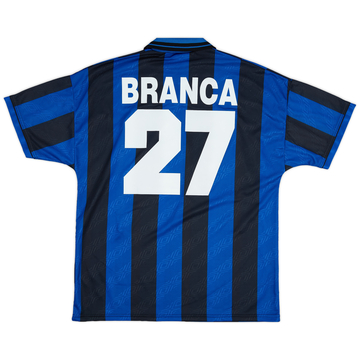 1995-96 Inter Milan Home Shirt Branca #27 - 9/10 - (XL)