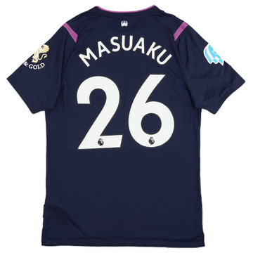 2019-20 West Ham Match Issue Third Shirt Masuaku #26