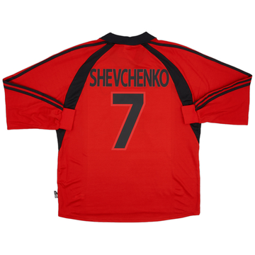 2001-02 AC Milan Third L/S Shirt Shevchenko #7 (XL)