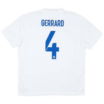 2014-15 England Home Shirt Gerrard #4 - 6/10 - (XL)