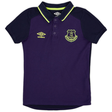 2017-18 Everton Umbro Polo Shirt - 9/10 - (S.Boys)