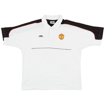 2000-01 Manchester United Umbro Polo Shirt - 9/10 - (XL)