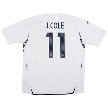 2007-09 England Home Shirt J.Cole #11 - 9/10 - (XXL)