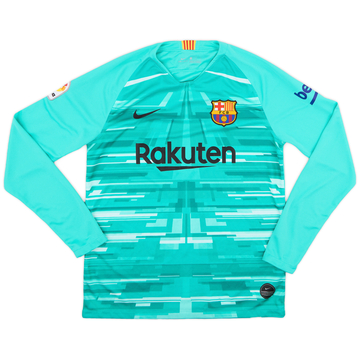 2019-20 Barcelona GK Home Shirt - 10/10 - (M)