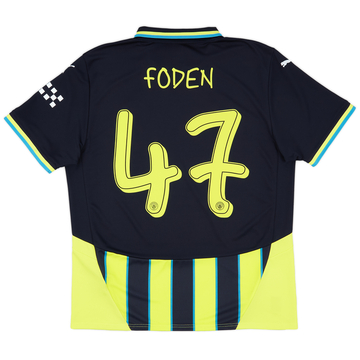 2024-25 Manchester City Away Shirt Foden #47