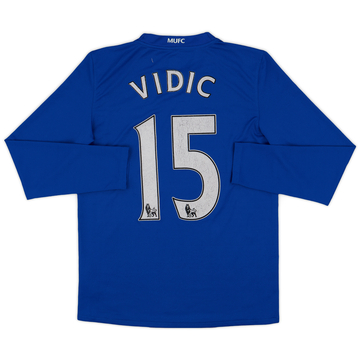 2008-09 Manchester United Third L/S Shirt Vidic #15 - 5/10 - (S)