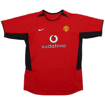 2002-04 Manchester United Home Shirt - 8/10 - (XL.Boys)