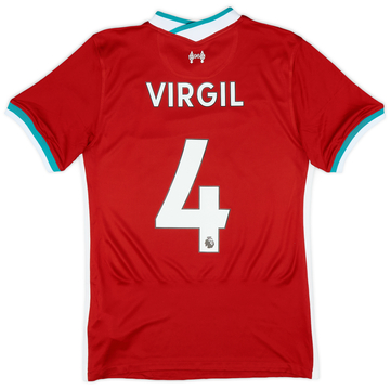 2020-21 Liverpool Home Shirt Virgil #4 (S)