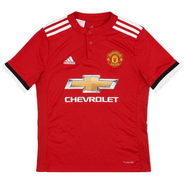 2017-18 Manchester United Home Shirt - 8/10 - (M.Boys)