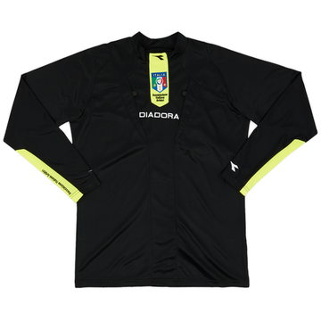2000s Italy FIGC Diadora Referee L/S Shirt - 9/10 - (M)