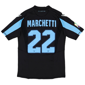2012-13 Lazio Match Issue Coppa Italia GK Shirt Marchetti #22
