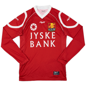 2010-11 Nordsjaelland Home L/S Shirt - 7/10 - (S)