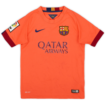 2014-15 Barcelona Away Shirt - 5/10 - (S.Boys)