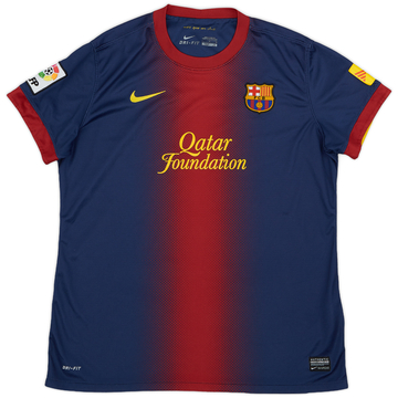 2012-13 Barcelona Home Shirt - 7/10 - (L.Boys)