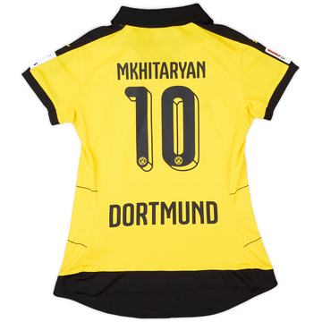 2015-16 Borussia Dortmund Home Shirt Mkhitaryan #10 (Women's XS)