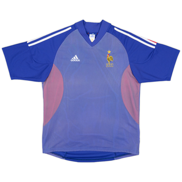 2002-04 France Home Shirt - 4/10 - (L)