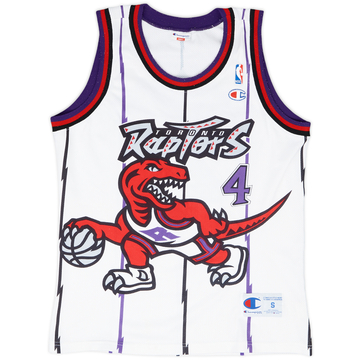 1995-96 Toronto Raptors Esposito #4 Champion Home Jersey - 8/10 - (S)