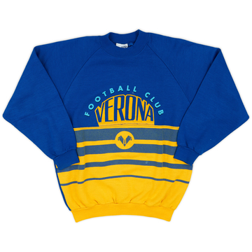 1990-91 Hellas Verona Le Felpe Dei Grandi Club Sweat Top - 6/10 - (S)