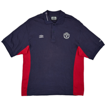 2000-01 Manchester United Umbro Polo Shirt - 6/10 - (L)