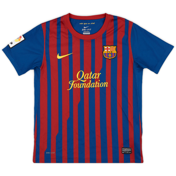 2011-12 Barcelona Home Shirt - 8/10 - (M.Boys)