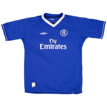 2003-05 Chelsea Home Shirt - 8/10 - (XL.Boys)