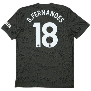 2020-21 Manchester United Away Shirt B.Fernandes #18 - 7/10 - (L)