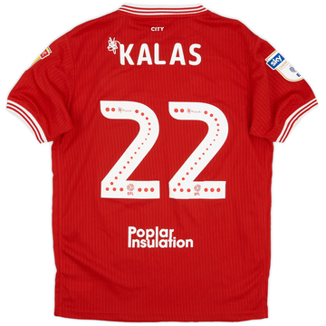 2018-19 Bristol City Match Issue Home Shirt Kalas #22