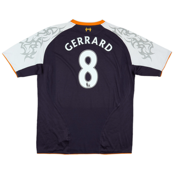 2012-13 Liverpool Third Shirt Gerrard #8 - 5/10 - (XXL)