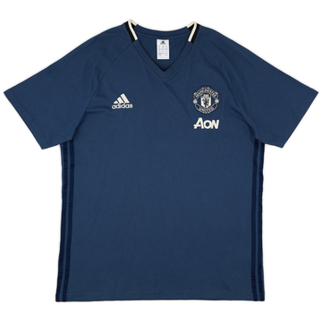 2016-17 Manchester United adidas Cotton Tee - 8/10 - (XL)