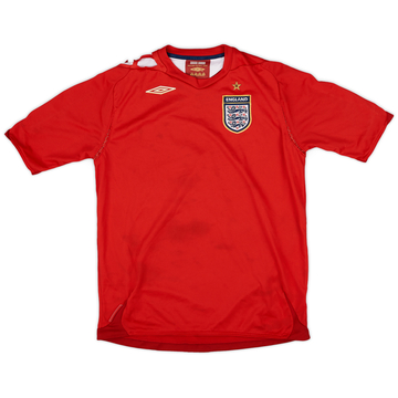 2006-08 England Away Shirt - 8/10 - (XL.Boys)