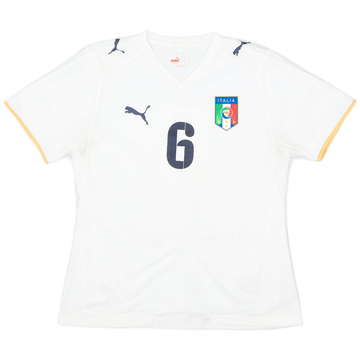 2007-08 Italy Women's Away Shirt #6 - 5/10 - (Women's L)