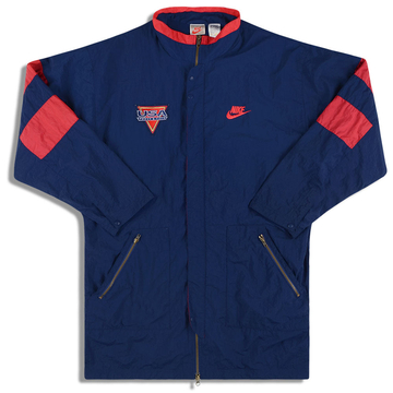 1990s USA Track And Field Nike Rain Jacket M
