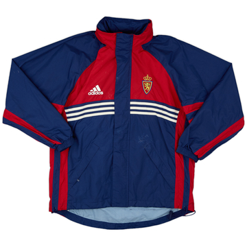 1998-99 Real Zaragoza adidas Hooded Rain Jacket - 5/10 - (S)