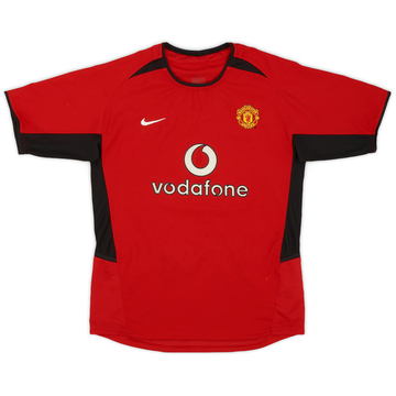 2002-04 Manchester United Home Shirt - 9/10 - (XL.Boys)