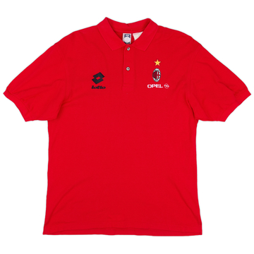 1996-97 AC Milan Lotto Polo Shirt - 9/10 - (L)