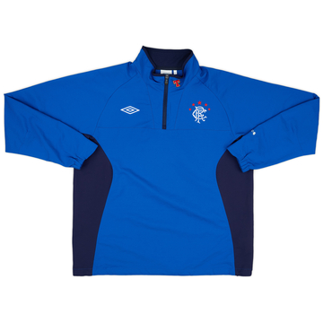 2010-11 Rangers Umbro 1/4 Zip Drill Top - 8/10 - (XL)