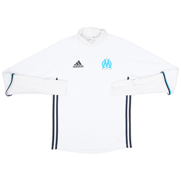 2016-17 Olympique Marseille adidas Drill Top - 8/10 - (XS)