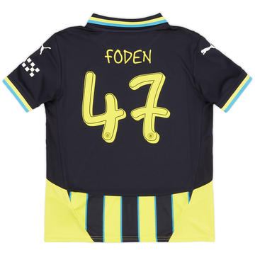 2024-25 Manchester City Away Shirt Foden #47 (KIDS)