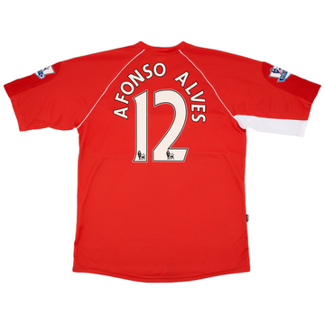 2008-09 Middlesbrough Home Shirt Alfonso Alves #12 - 8/10 - (3XL)