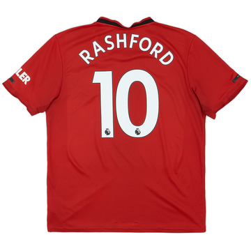 2019-20 Manchester United Home Shirt Rashford #10 - 5/10 - (L)