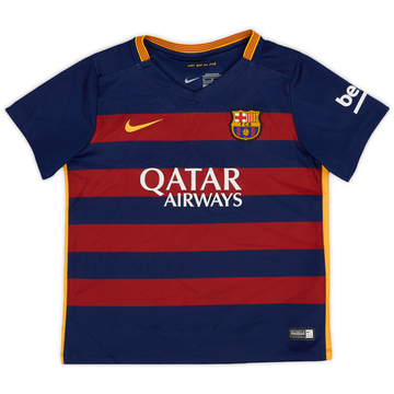 2015-16 Barcelona Home Shirt - 9/10 - (5-6 Years)