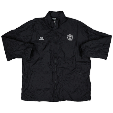 1994-95 Manchester United Umbro Hooded Rain Jacket - 7/10 - (L)