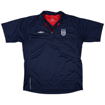 2006-07 England Umbro 1/4 Zip Training Shirt - 7/10 - (L)