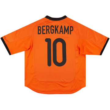 2000-02 Netherlands Home Shirt Bergkamp #10