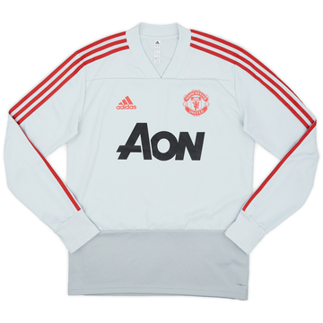 2018-19 Manchester United adidas Sweat Top - 7/10 - (M)